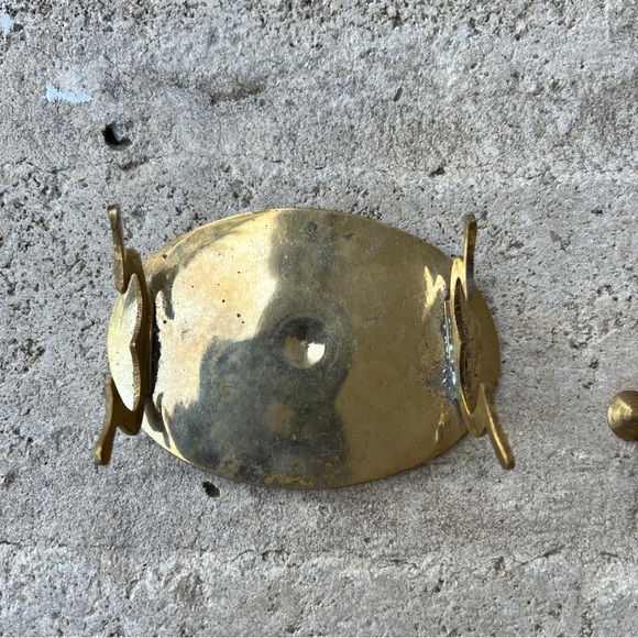 Brass Ornate Miniature Dining Decor chairs table cups pitcher - Picture 5 of 5